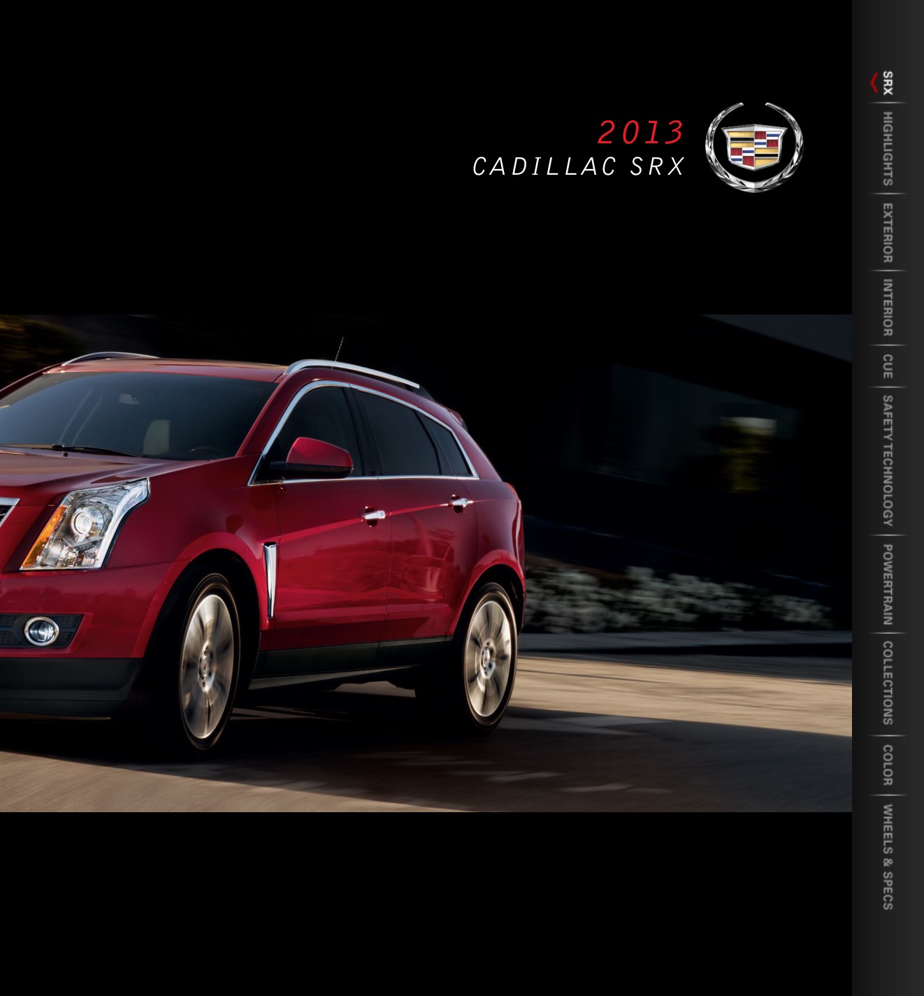 2013 Cadillac SRX Brochure Page 4